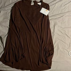 Lularoe Clara - smock neck blouse. Size L